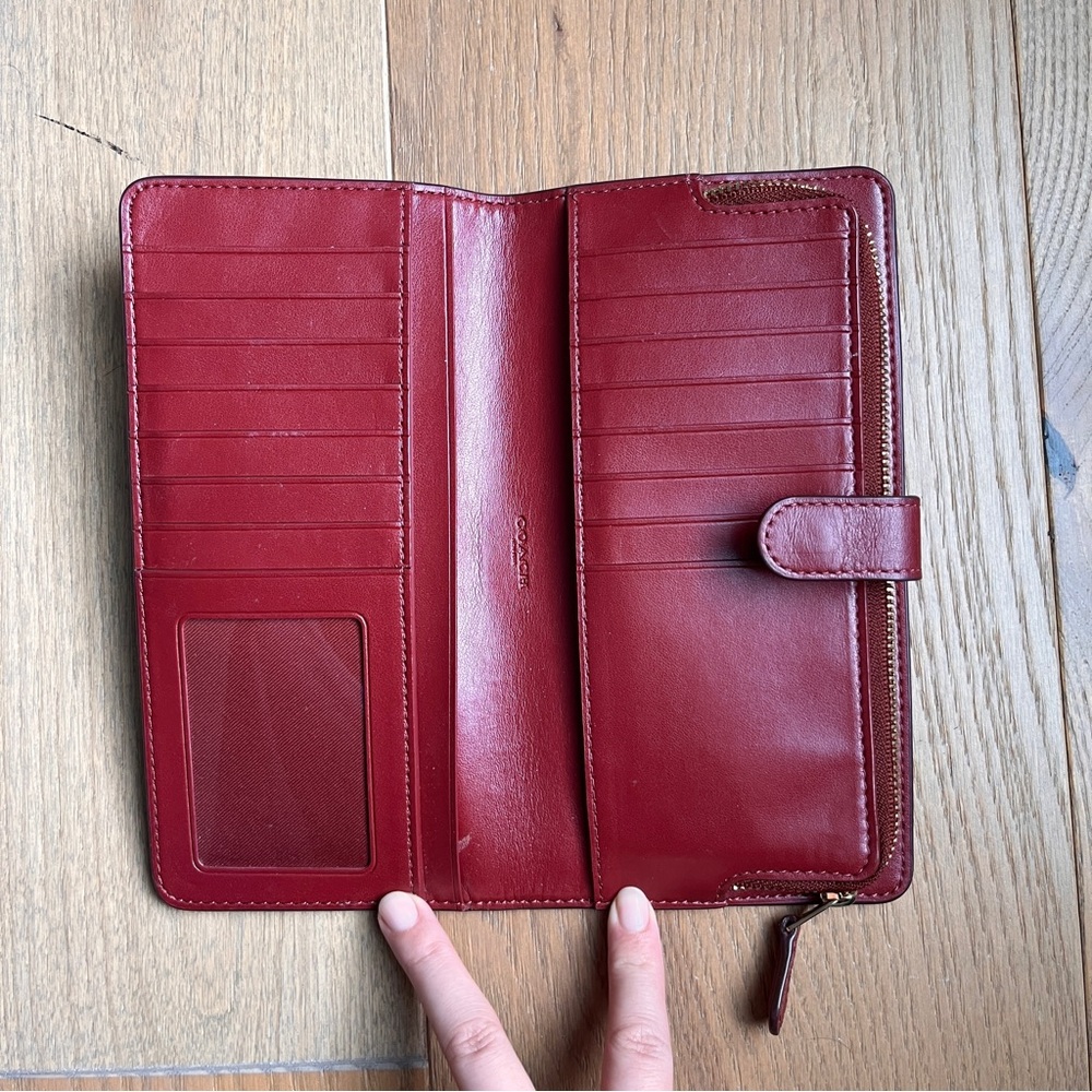Coach Leather Wallet - Picture 3 of 4